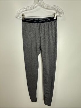 Men's Gray Thermal Leggings - Lightweight Stretch